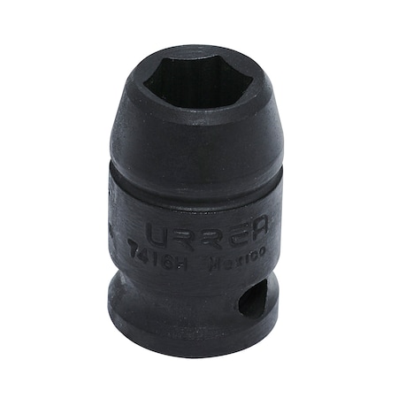 Urrea 1/2" drive, 6-point short impact socket 1/2" 7416H